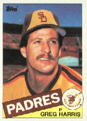 1985 Topps Baseball Cards      242     Greg Harris